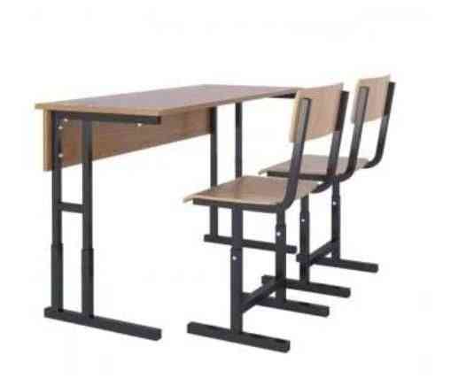 Школьная мебель парта школьная одна местная или 2х регулируемая оптом Semey