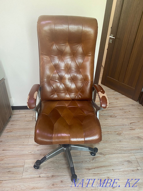 Leather office chair Almaty - photo 1