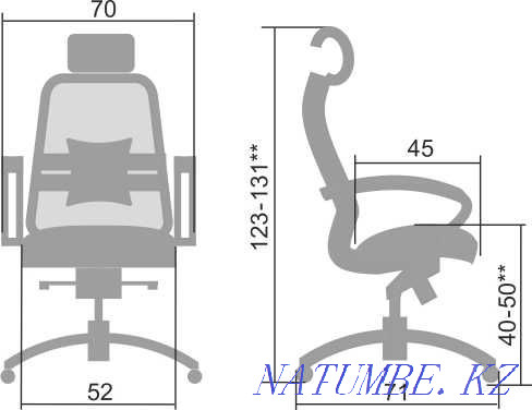 Orthopedic office chair Almaty - photo 4