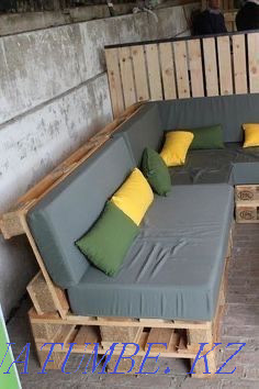Продам мебель для кафе из европоддонов Караганда - изображение 2