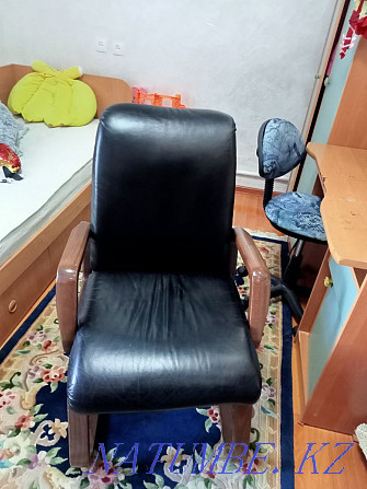 Продам кожаное кресло nadir extra cf/lb Кыргауылды - изображение 2