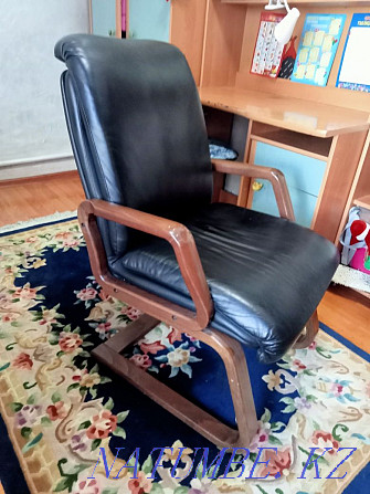 I will sell a leather chair nadir extra cf/lb Кыргауылды - photo 1