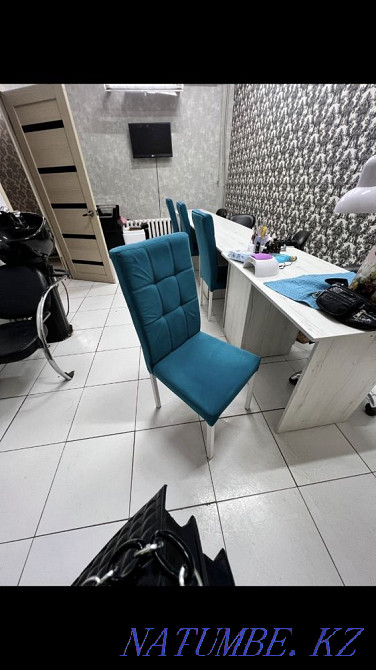 Ақ дастархан жасыл орындығымен қосылып сатылады  Қызылорда - изображение 2