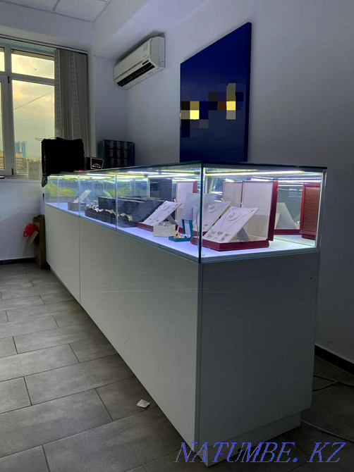 Витрина для Ювелирного Магазина Стеклянный Шкаф Полки Купить в Алматы Алматы - изображение 2