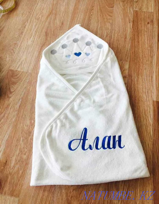 Халаты с именной вышивкой Турецкий за 2 часа Алматы - изображение 6