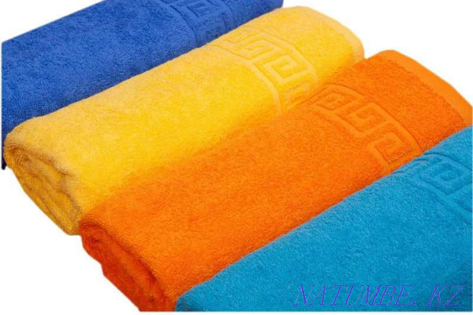 Terry towels 100% cotton, made in Turkmenistan Almaty - photo 3