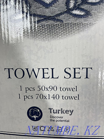 Turkish towels in gift boxes bath + face Astana - photo 2