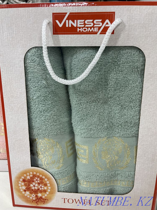 Turkish towels in gift boxes bath + face Astana - photo 7