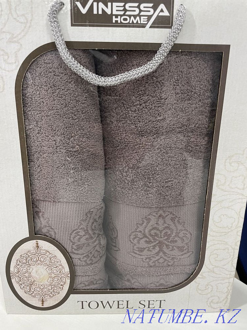 Turkish towels in gift boxes bath + face Astana - photo 4