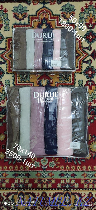 Полотенца лицевые и банные отличого качества, Турция Актобе - изображение 1