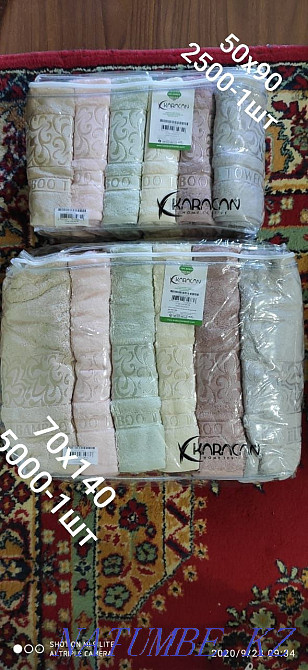 Полотенца лицевые и банные отличого качества, Турция Актобе - изображение 5