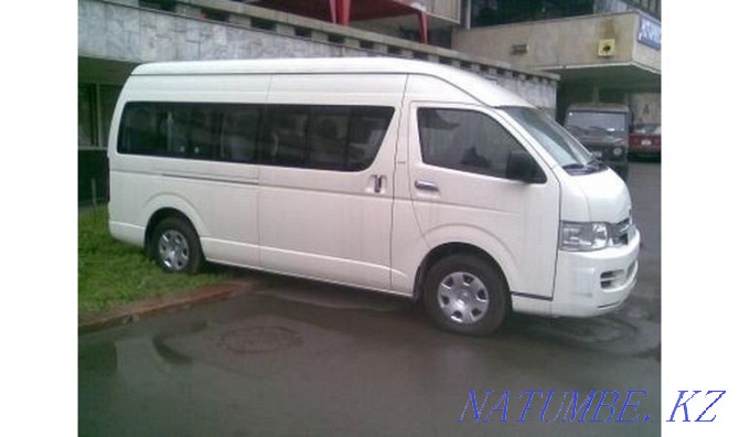 Пассажирские перевозки, заказ, аренда микроавтобусов Toyota Hiace Алматы - изображение 1
