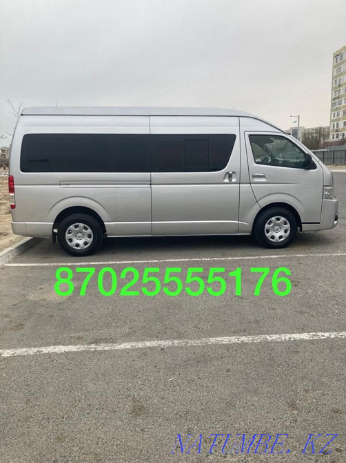 Passenger transport / minibus rental / Toyota Highs / 24/7 delivery Astana - photo 1
