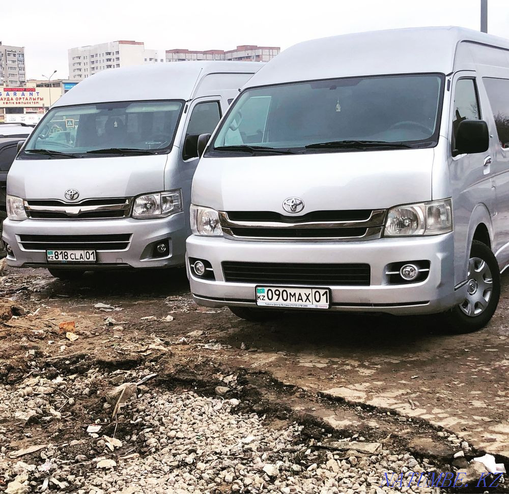 Passenger transport / minibus rental / Toyota Highs / 24/7 delivery Astana - photo 3