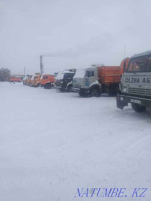 Cargo transportation by dump trucks KamAZ and Shakhman Kostanay - photo 3