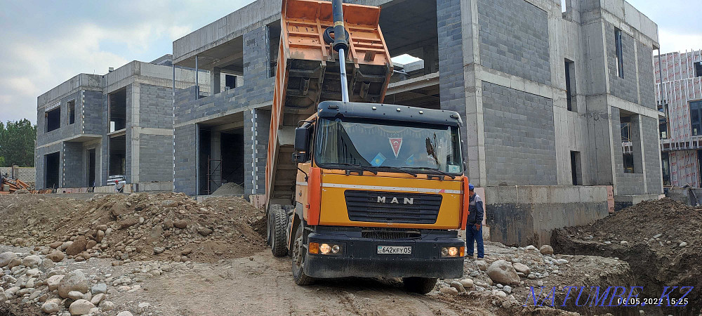 Доставка Хова Шахман песок щебень отсев пгс Гщс кирпичи вывоз мусора Алматы - изображение 1