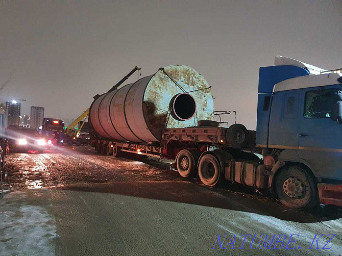 Cargo transportation on a trawl, semi-trailer. Transportation in Kazakhstan and Russia Astana - photo 3