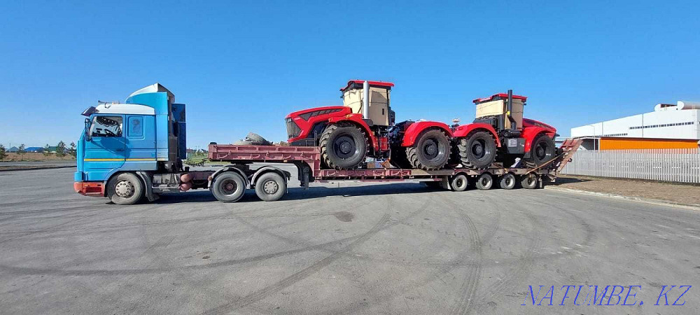 Cargo transportation on a trawl, semi-trailer. Transportation in Kazakhstan and Russia Astana - photo 1