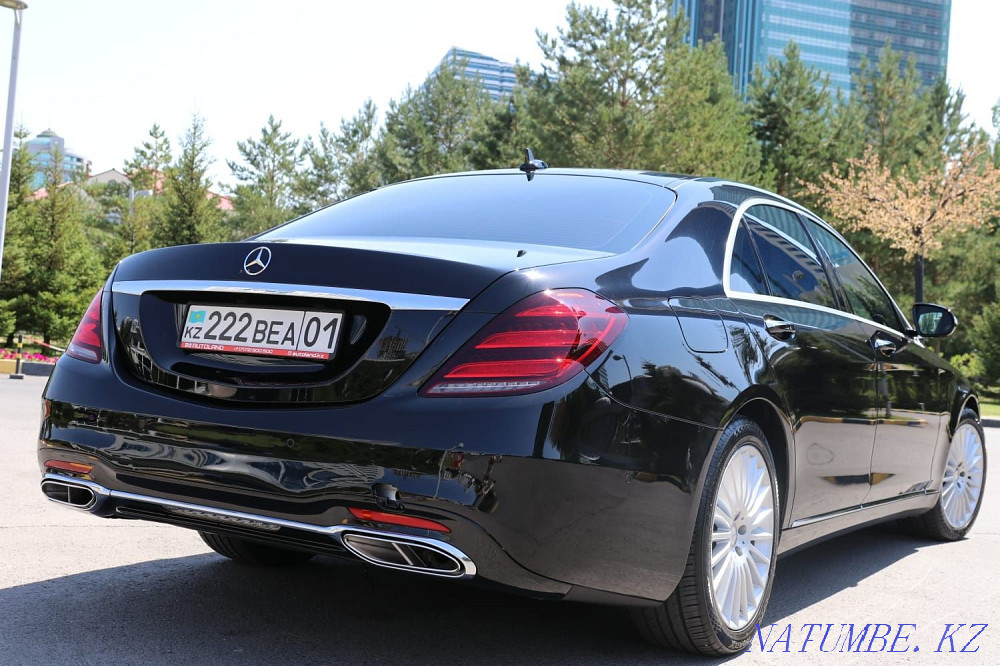 Аренда Мерседес S560 с водителем в городе Нур-Султан. Рестайлинг 2019г Астана - изображение 8