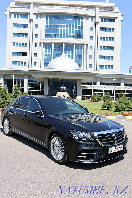 Аренда Мерседес S560 с водителем в городе Нур-Султан. Рестайлинг 2019г Астана - изображение 7