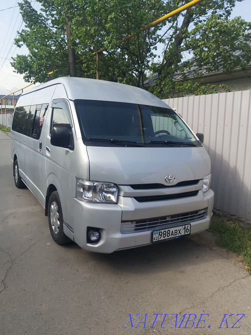 Перевозка пассажиров трансфер развозка аренда услуга микроавтобус Хайс Алматы - изображение 1