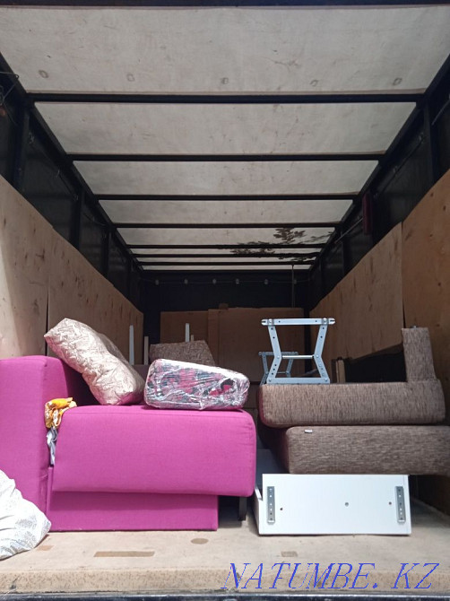 Грузоперевозки газели грузчики сборка разборка мебели квартирные офисн Костанай - изображение 1