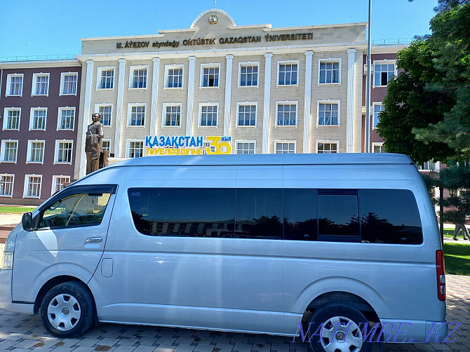 Rent a minibus with an AIR CONDITIONER toyota hais 2016 Shymkent - photo 4