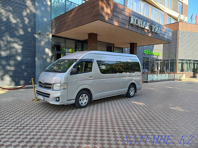 Rent a minibus with an AIR CONDITIONER toyota hais 2016 Shymkent - photo 2