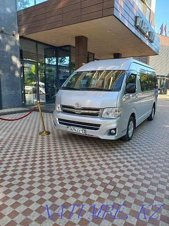 Rent a minibus with an AIR CONDITIONER toyota hais 2016 Shymkent - photo 1