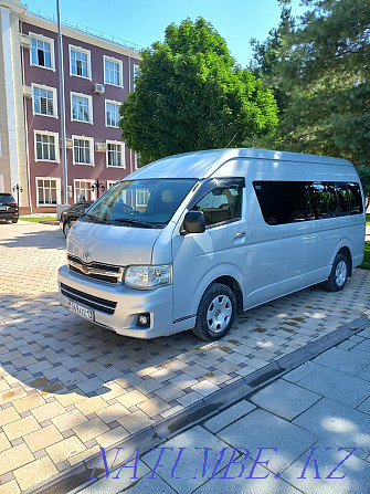 Rent a minibus with an AIR CONDITIONER toyota hais 2016 Shymkent - photo 3