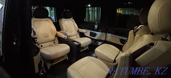 Жүргізушімен Mercedes V Class, Viano, Vito микроавтобусын жалға алыңыз, жалға алыңыз.  Астана - изображение 8