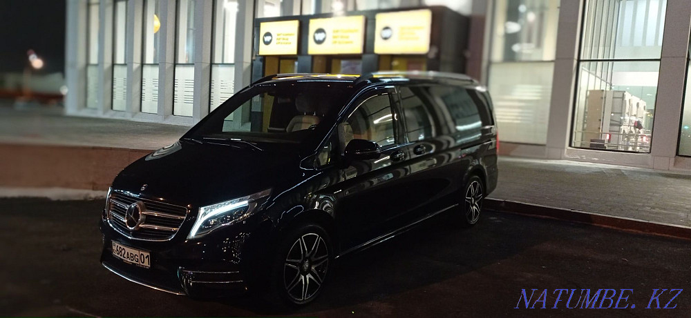 Rent, rent a minibus Mercedes V Class, Viano, Vito with a driver. Astana - photo 1