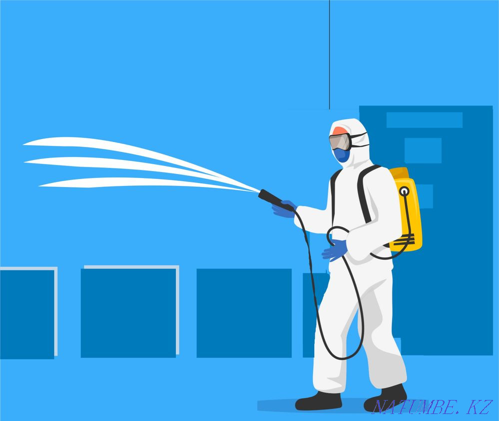 Дүкендерді, кеңселерді және т.б. толық дезинфекциялау.  Атырау - изображение 2