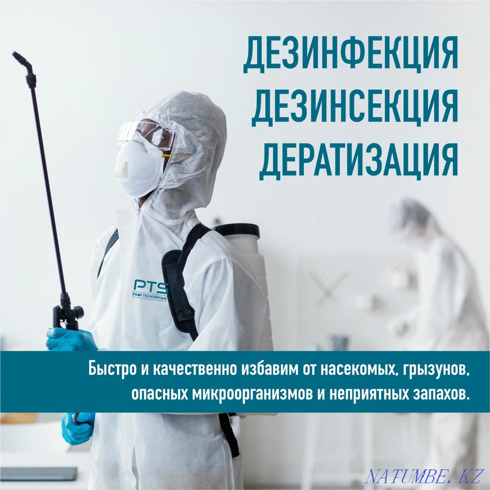 Дезинфекция-дератизация-дезинсекция  Атырау - изображение 1