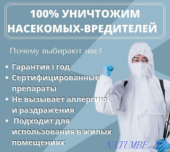 Disinfection in Shymkent with a guarantee Shymkent - photo 4