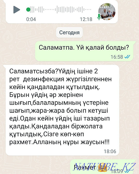 Taraz Disinsection. Disinfection. Deratization Taraz - photo 4