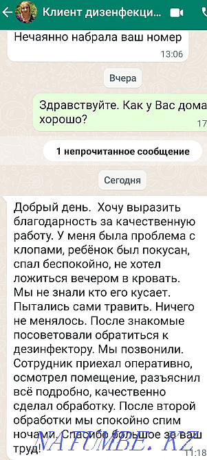 Taraz Disinsection. Disinfection. Deratization Taraz - photo 3