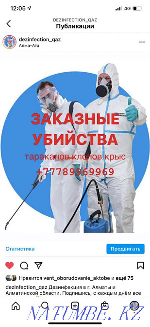 Дезинфекция против тараканов Алматы - изображение 3