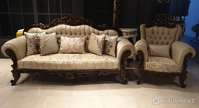Sofa and 2 armchairs Rukhneddin direct delivery Shymkent - photo 1