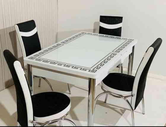 Современные обеденные столы и стулья из Турции Шымкент