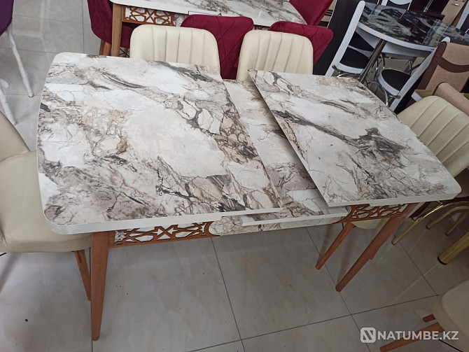 High-quality table +6 chairs for the kitchen and Shymkent - photo 2