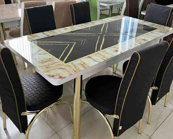 Комплект обеденного стола со стульями Шымкент