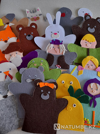 Киізден жасалған балалар ертегілерінің кейіпкерлері  Алматы - изображение 2
