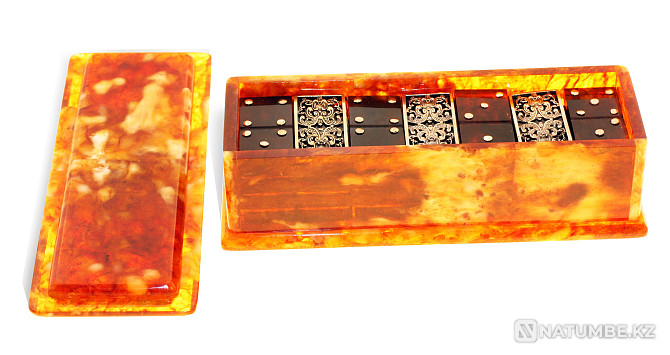 Dominoes from natural amber Moscow - photo 1