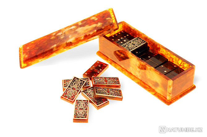 Dominoes from natural amber Moscow - photo 3