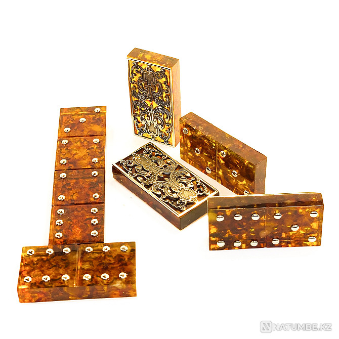 Dominoes from natural amber Moscow - photo 4