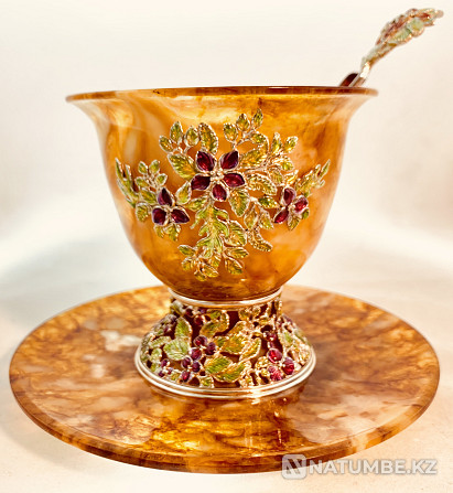 Cup "hummingbird" from amber Moscow - photo 2