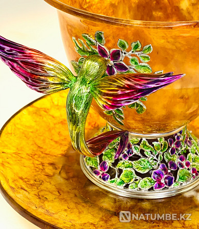 Cup "hummingbird" from amber Moscow - photo 4