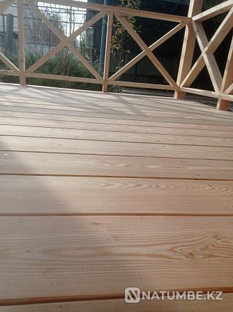 Installation of a terrace made of natural wood Almaty - photo 2