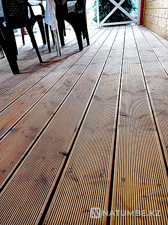 Installation of a terrace made of natural wood Almaty - photo 6